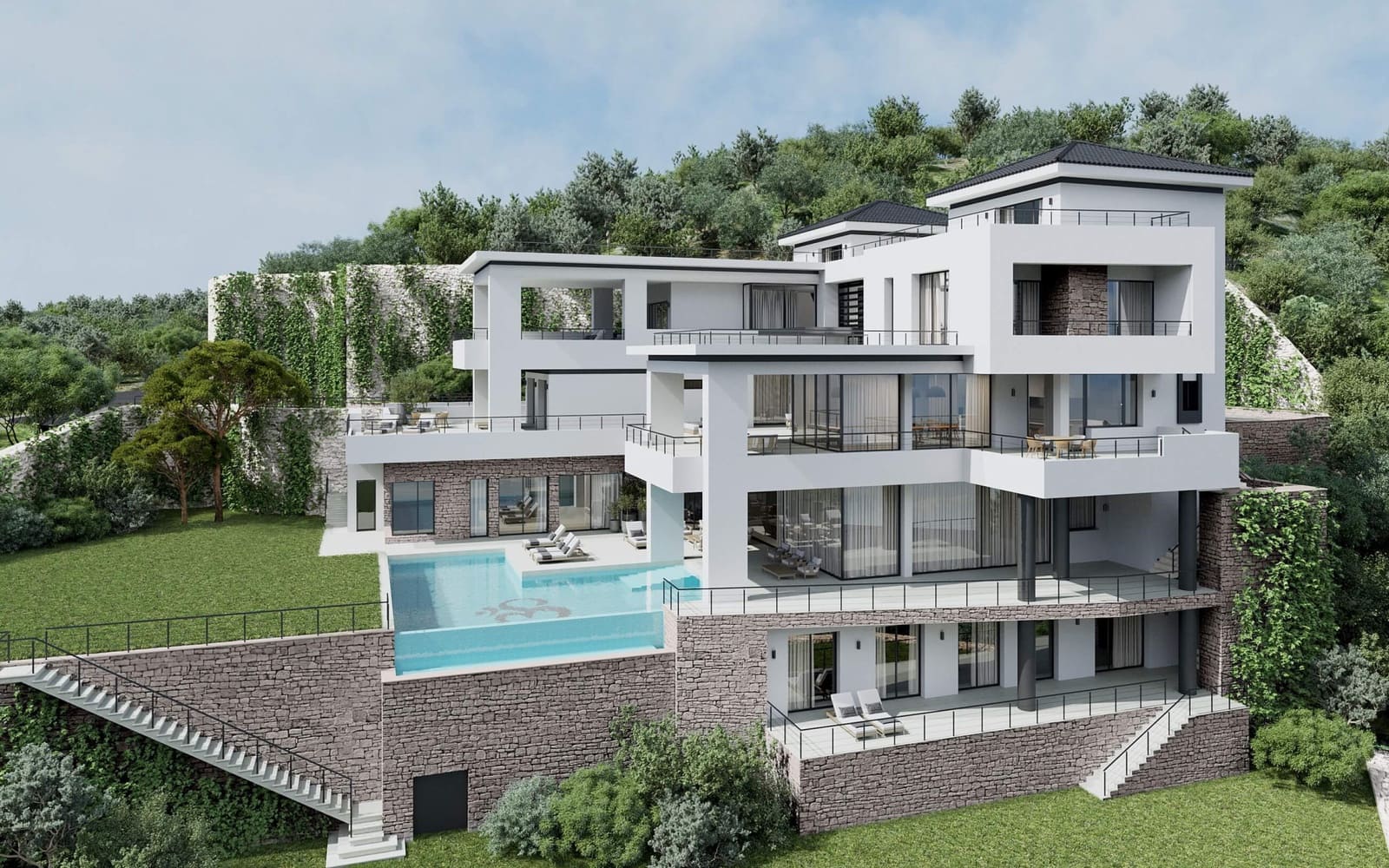 12 soverom Villa til salgs i Marbella med svømmebasseng garasje - € 12 900 000 (Ref: 10001942)