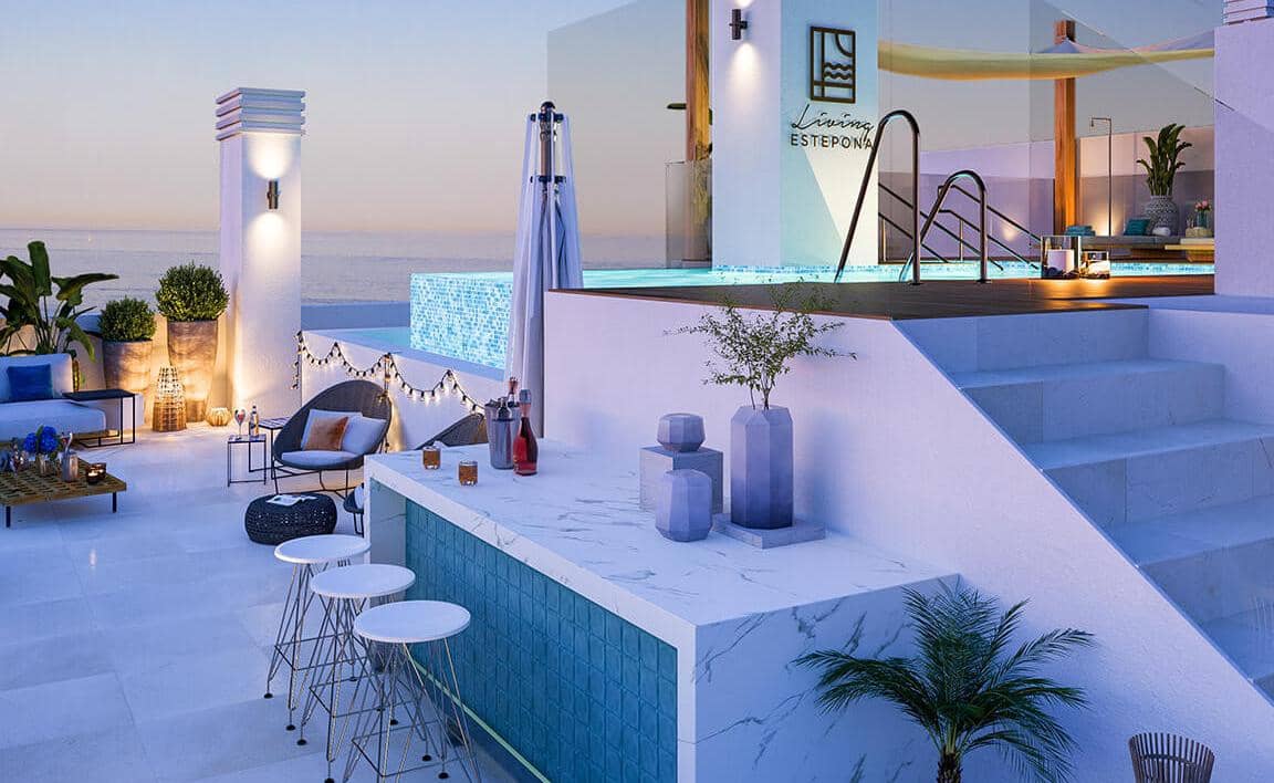 2 soverom Leilighet til salgs i Estepona med svømmebasseng garasje - € 275 000 (Ref: 10001975)