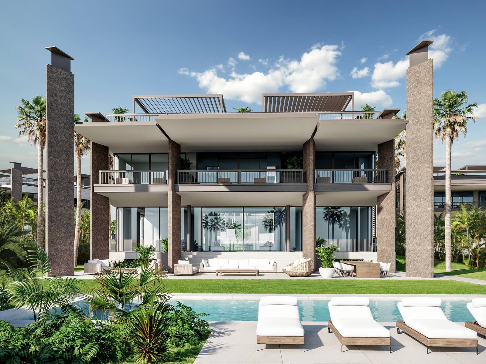 6 soverom Villa til salgs i Marbella med svømmebasseng garasje - € 5 530 000 (Ref: 10001998)