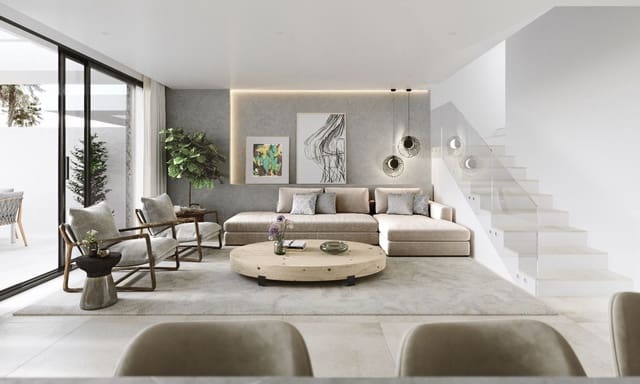 3 soveværelse Lejlighed til salg i New Golden Mile, Estepona med swimmingpool garage - € 645.000 (Ref: 10002010)