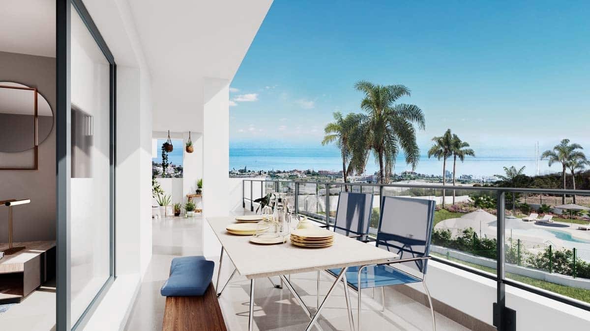 Apartamento de 2 habitaciones en Estepona en venta con piscina garaje - 253.000 € (Ref: 10002011)