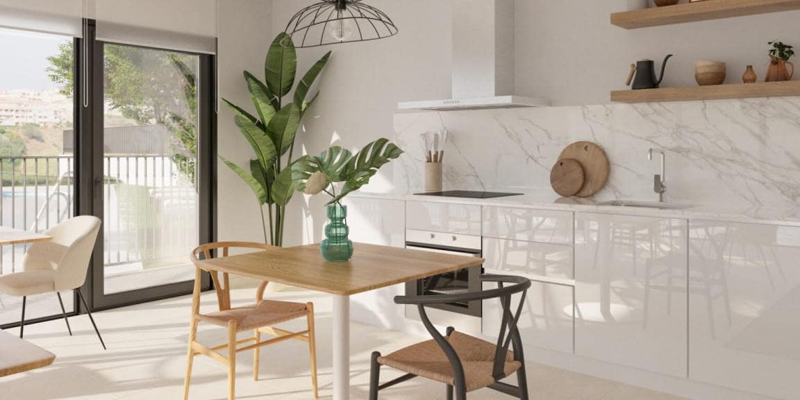 Apartamento de 2 habitaciones en Mijas Costa en venta con piscina garaje - 384.900 € (Ref: 10002012)
