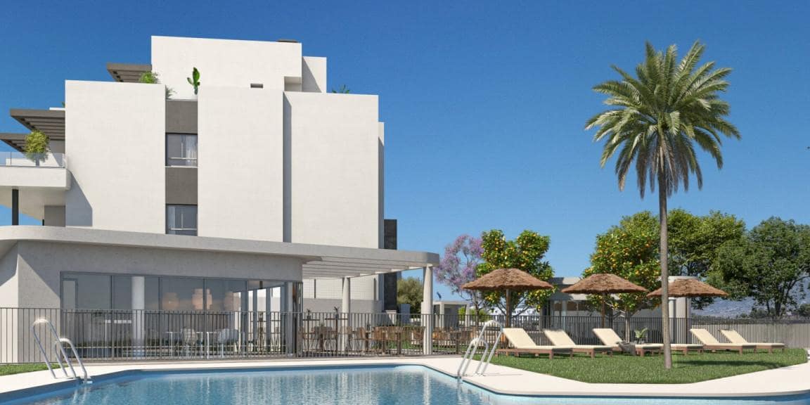 Apartamento de 2 habitaciones en Mijas Costa en venta con piscina garaje - 384.900 € (Ref: 10002012)