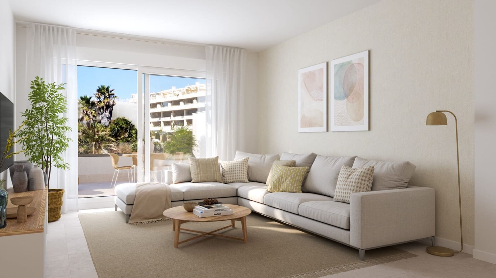 Apartamento de 2 habitaciones en Mijas Costa en venta con piscina garaje - 384.900 € (Ref: 10002012)