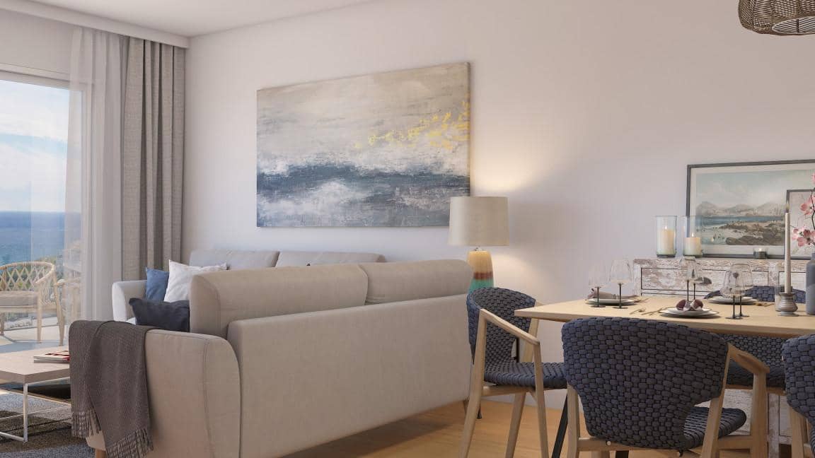 Apartamento de 2 habitaciones en Mijas Costa en venta con piscina garaje - 355.000 € (Ref: 10002013)