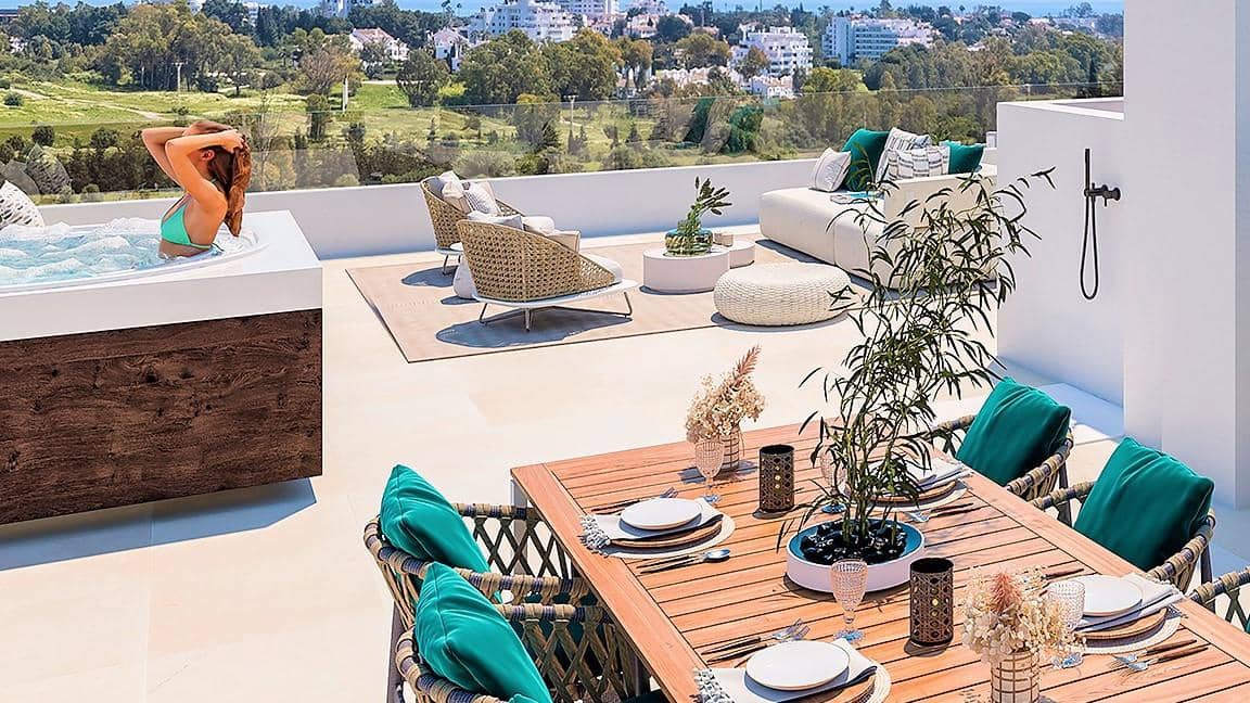 2 bedroom Apartment for sale in Benahavis with pool garage - € 399,000 (Ref: 10002042)