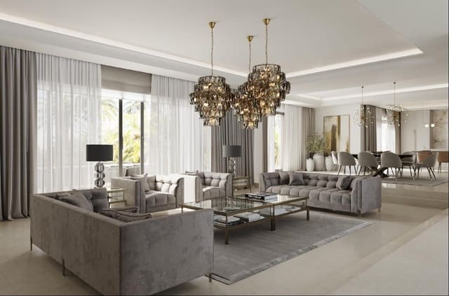 6 soveværelse Villa til salg i Golden Mile, Marbella med swimmingpool garage - € 7.800.000 (Ref: 10002054)