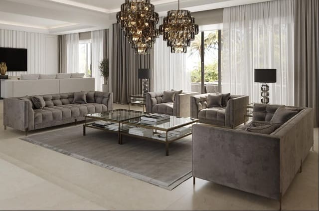 6 soveværelse Villa til salg i Golden Mile, Marbella med swimmingpool garage - € 7.800.000 (Ref: 10002054)