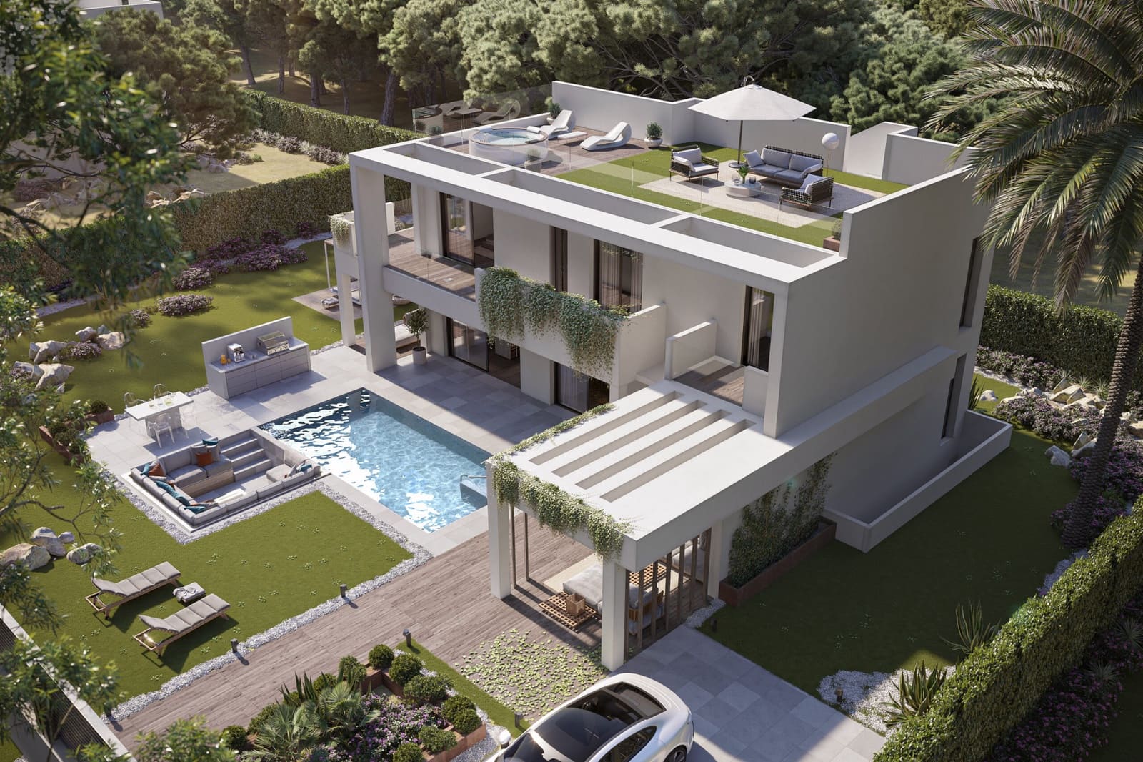 3 slaapkamer Villa te koop in Manilva met zwembad garage - € 790.000 (Ref: 10002075)