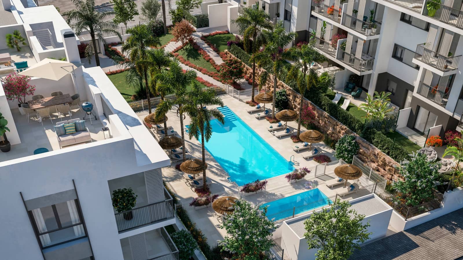 3 Zimmer Apartment zu verkaufen in Estepona mit Pool Garage - 255.500 € (Ref: 10002082)
