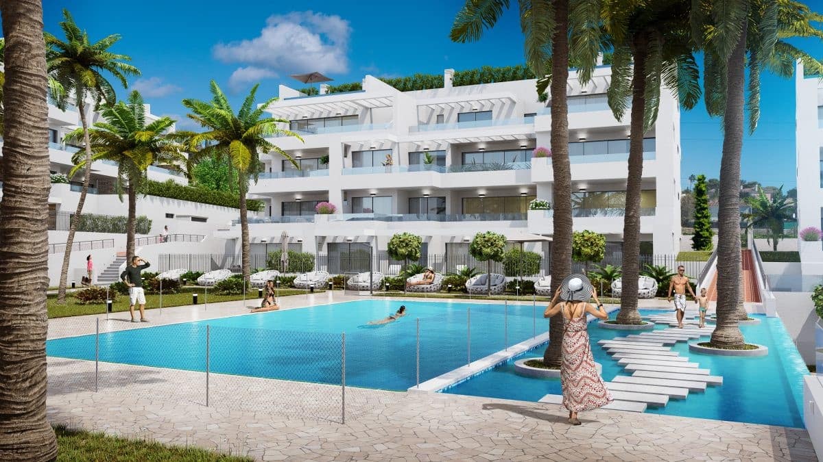 Apartamento de 3 habitaciones en Estepona en venta con piscina garaje - 445.000 € (Ref: 10002086)