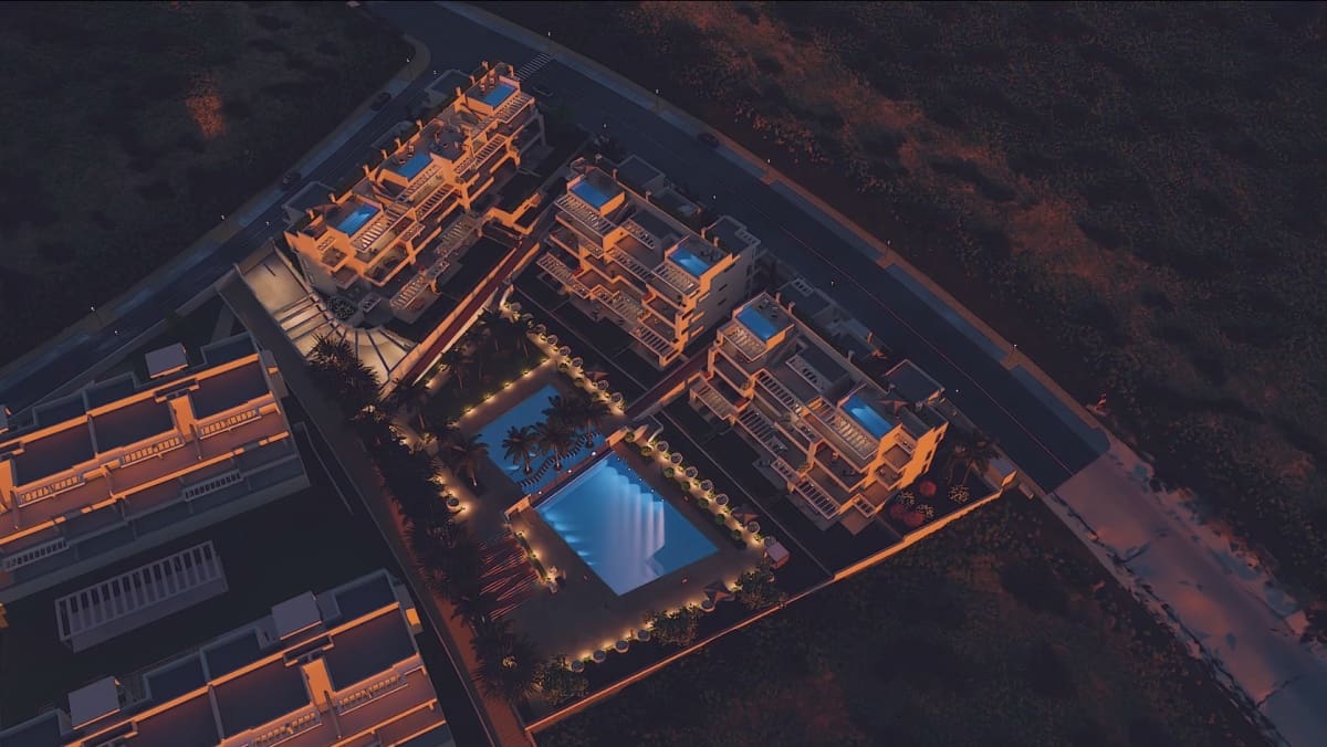 Apartamento de 3 habitaciones en Estepona en venta con piscina garaje - 445.000 € (Ref: 10002086)