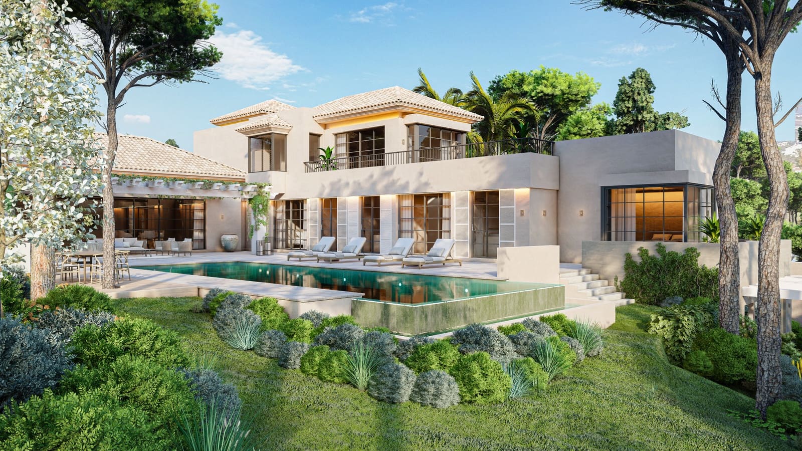 6 sypialnia Willa na sprzedaż w Golden Mile z basenem - 5 995 000 € (Ref: 10002087)