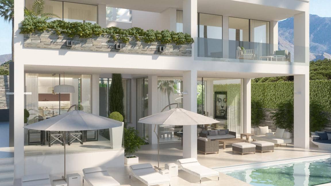 3 soverom Villa til salgs i Estepona med svømmebasseng garasje - € 885 000 (Ref: 10002128)