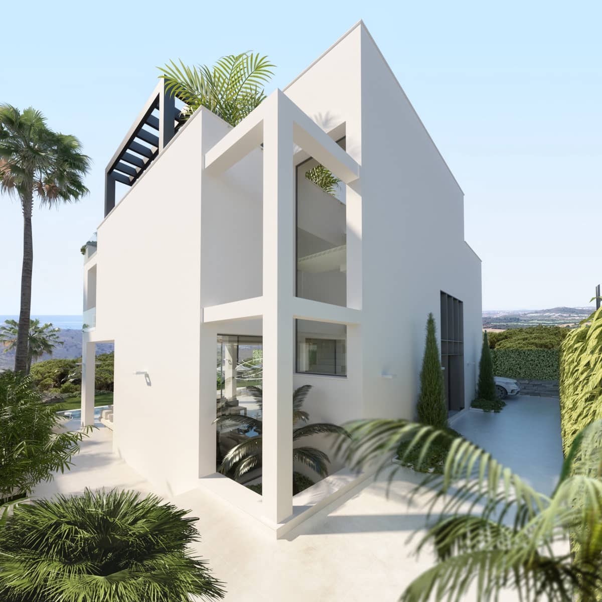 3 soverom Villa til salgs i Estepona med svømmebasseng garasje - € 885 000 (Ref: 10002128)