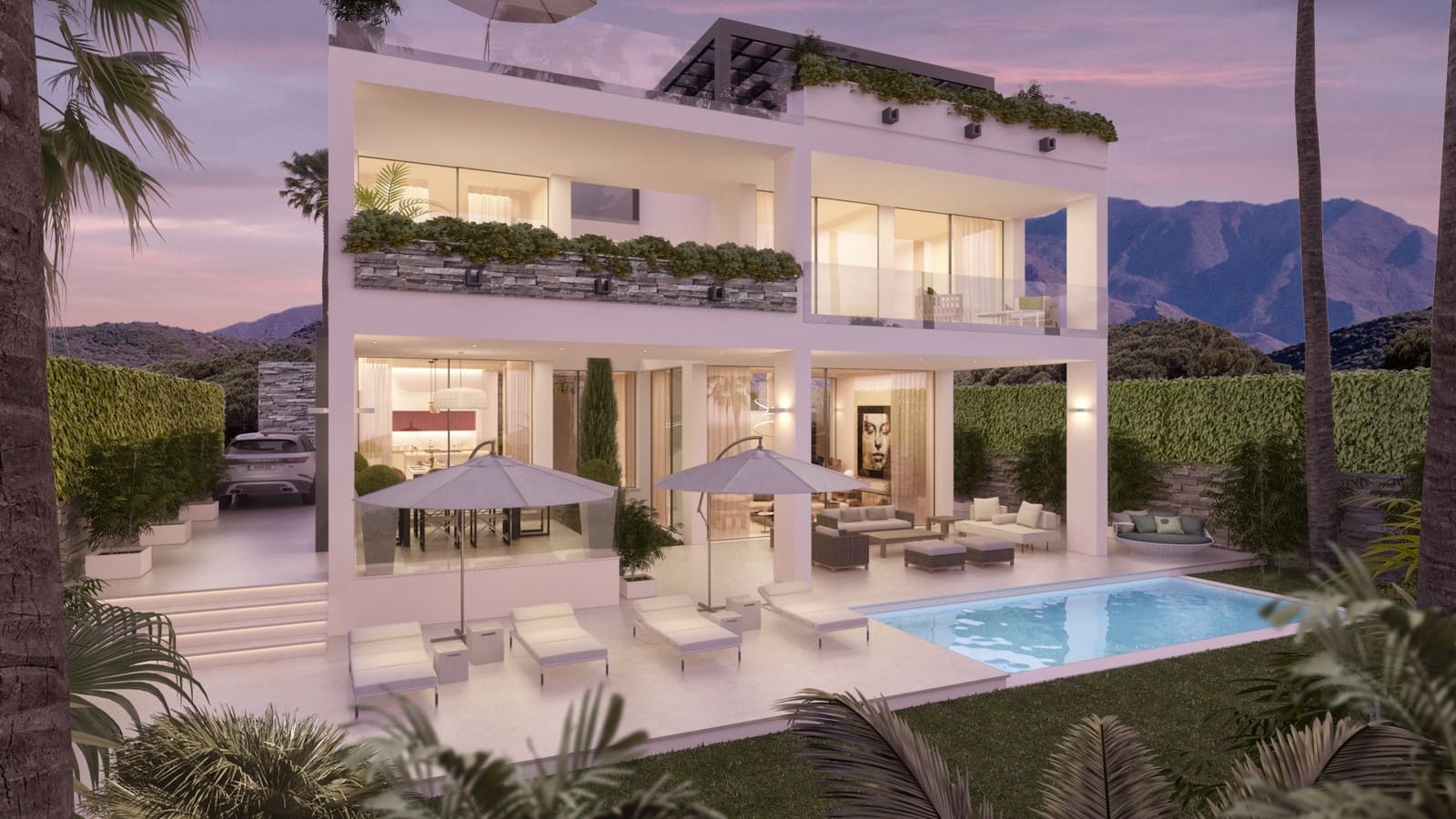 3 soverom Villa til salgs i Estepona med svømmebasseng garasje - € 885 000 (Ref: 10002128)