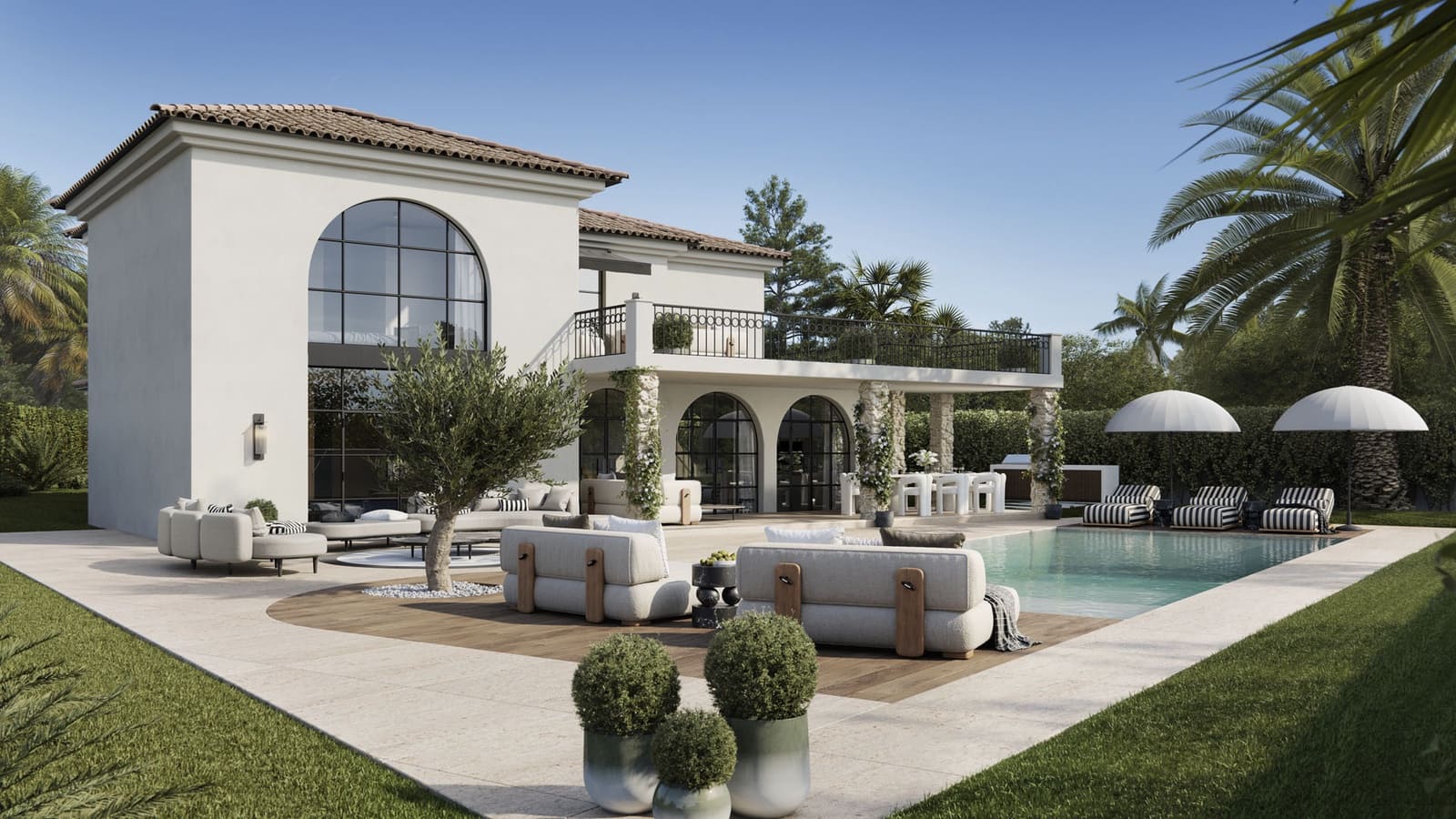 4 sovrum Villa till salu i Marbella med pool garage - 5 000 000 € (Ref: 10002182)