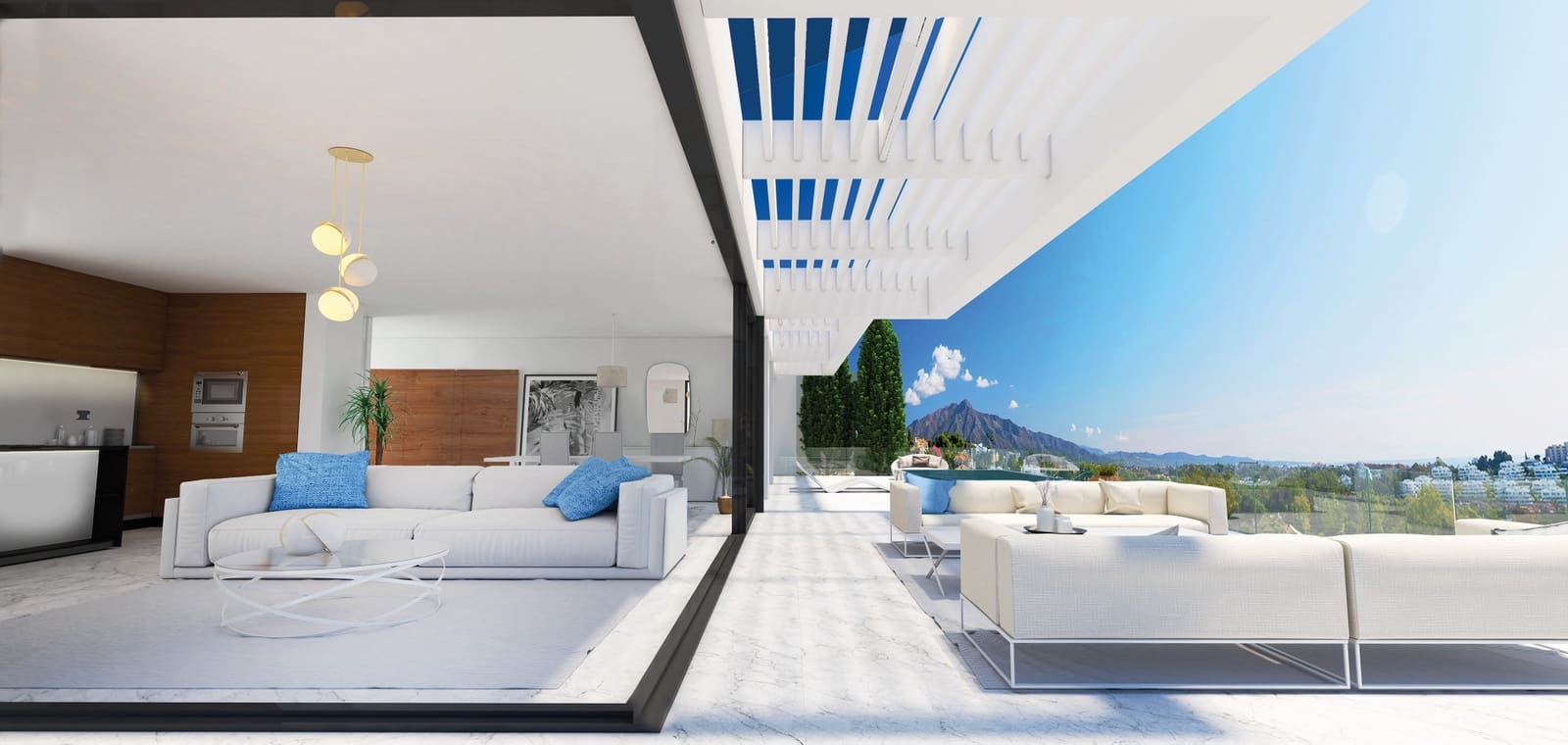 3 sypialnia Penthouse na sprzedaż w Benahavis z basenem garażem - 1 500 000 € (Ref: 10002185)