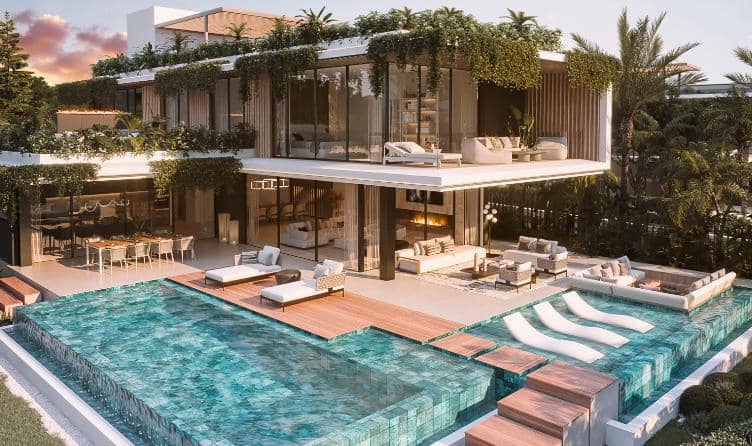 4 sypialnia Willa na sprzedaż w Golden Mile z basenem garażem - 7 600 000 € (Ref: 10002253)