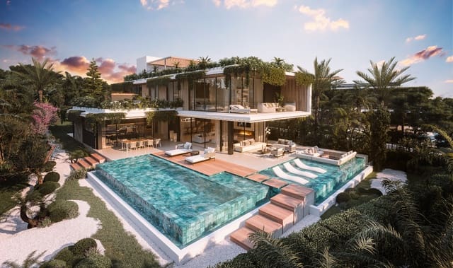 4 sypialnia Willa na sprzedaż w Golden Mile, Marbella z basenem garażem - 7 600 000 € (Ref: 10002253)