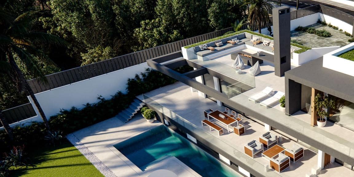 6 soverom Villa til salgs i Golden Mile med svømmebasseng garasje - € 3 600 000 (Ref: 10002266)
