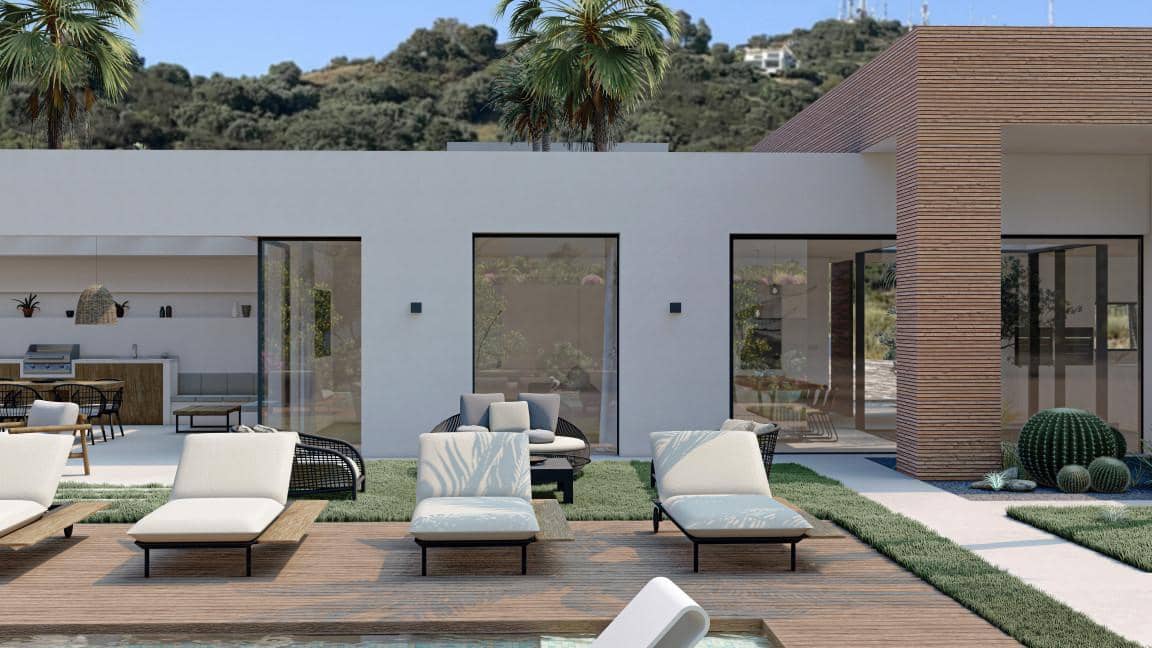4 sypialnia Willa na sprzedaż w Marbella z basenem garażem - 2 866 000 € (Ref: 10002307)