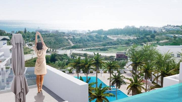 3 sypialnia Apartament na sprzedaż w Marbella z basenem garażem - 445 000 € (Ref: 10002328)
