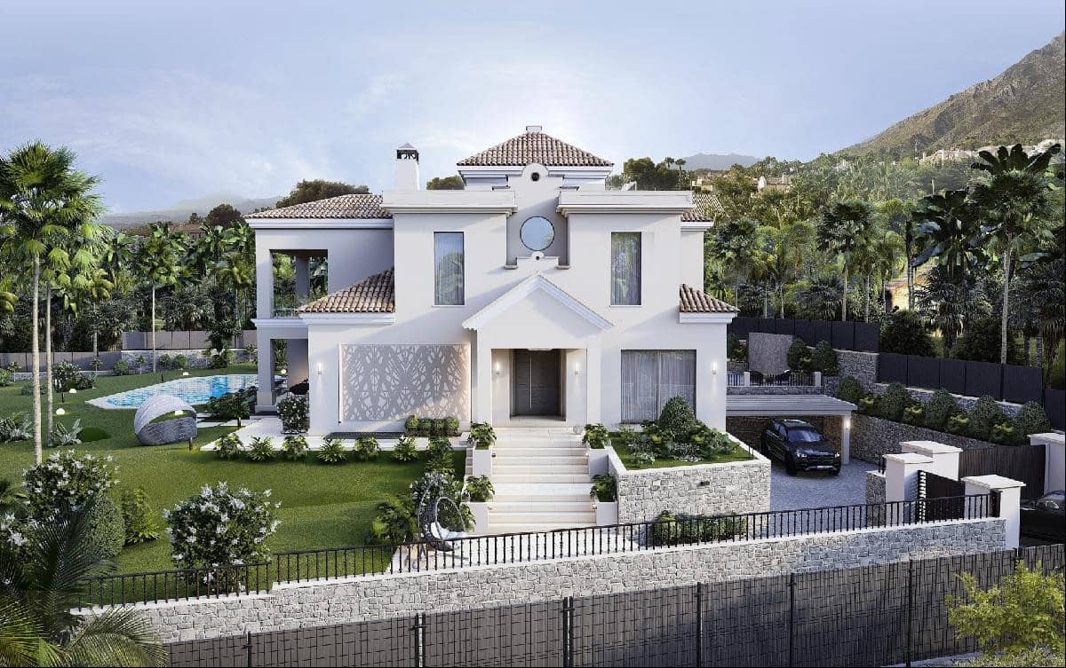 6 sypialnia Willa na sprzedaż w Marbella z basenem garażem - 7 800 000 € (Ref: 10002335)