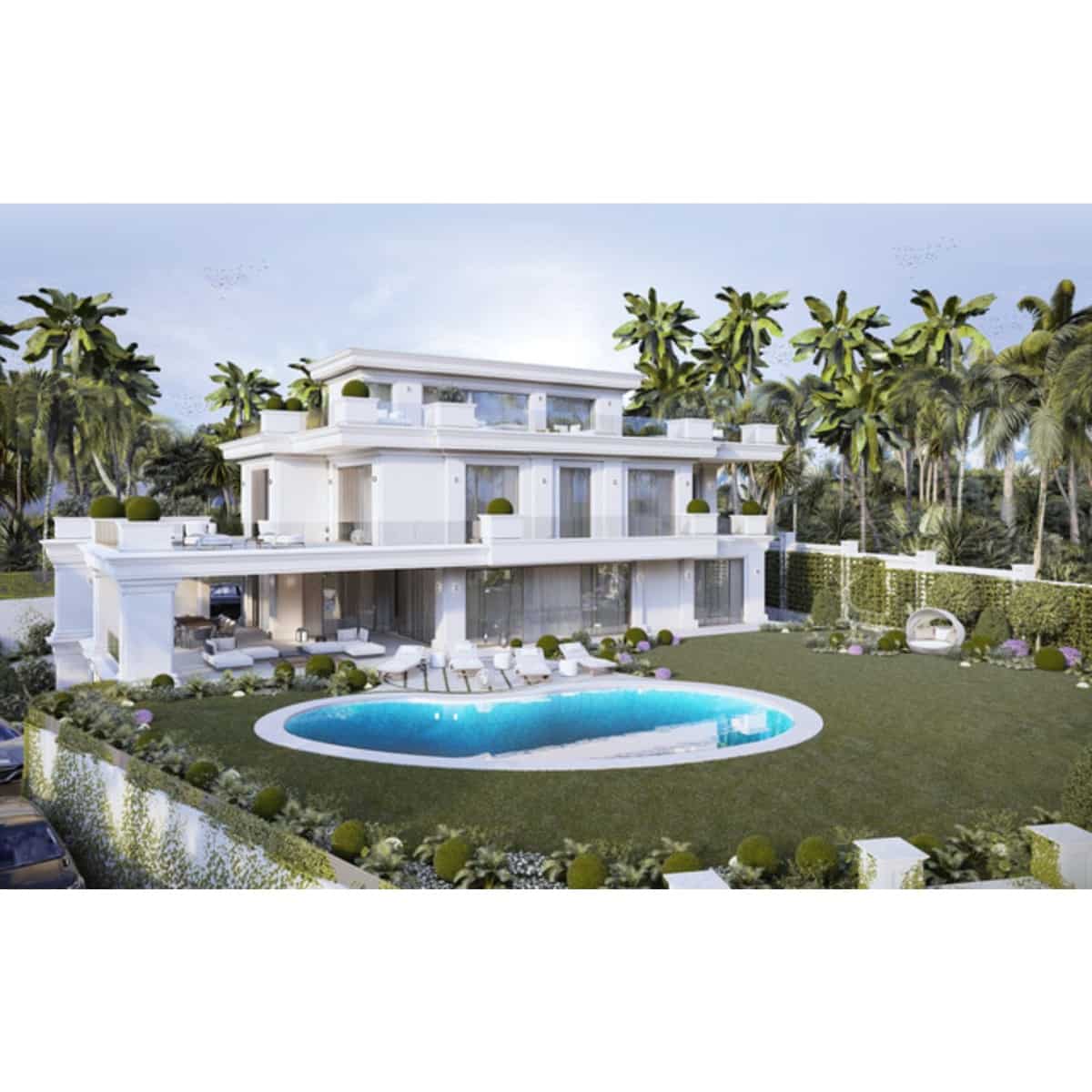 5 chambre Villa/Maison à vendre à Marbella avec piscine garage - 6 400 000 € (Ref: 10002336)