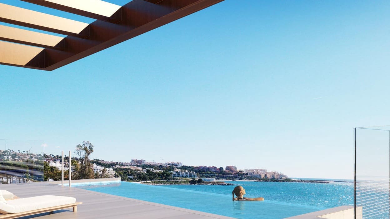 Apartamento de 3 habitaciones en Estepona en venta con piscina garaje - 1.280.000 € (Ref: 10065727)