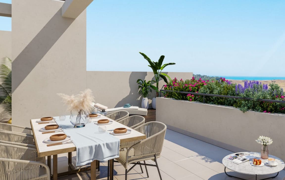 2 Zimmer Apartment zu verkaufen in Estepona mit Pool Garage - 253.000 € (Ref: 10065923)