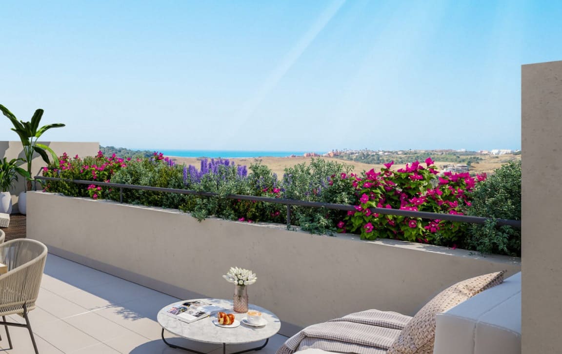 2 Zimmer Apartment zu verkaufen in Estepona mit Pool Garage - 253.000 € (Ref: 10065923)