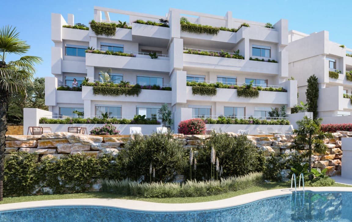 2 Zimmer Apartment zu verkaufen in Estepona mit Pool Garage - 253.000 € (Ref: 10065923)
