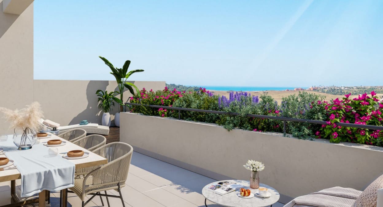 2 Zimmer Apartment zu verkaufen in Estepona mit Pool Garage - 253.000 € (Ref: 10065923)
