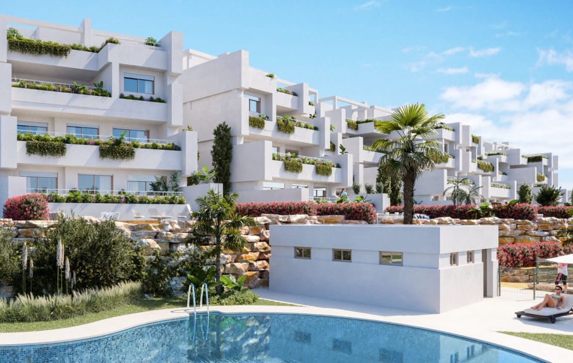 2 Zimmer Apartment zu verkaufen in Estepona mit Pool Garage - 253.000 € (Ref: 10065923)