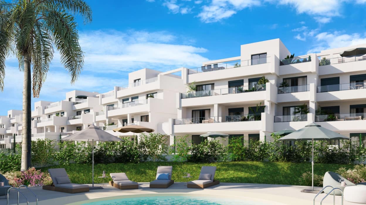 2 Zimmer Apartment zu verkaufen in Estepona mit Pool Garage - 253.000 € (Ref: 10065923)