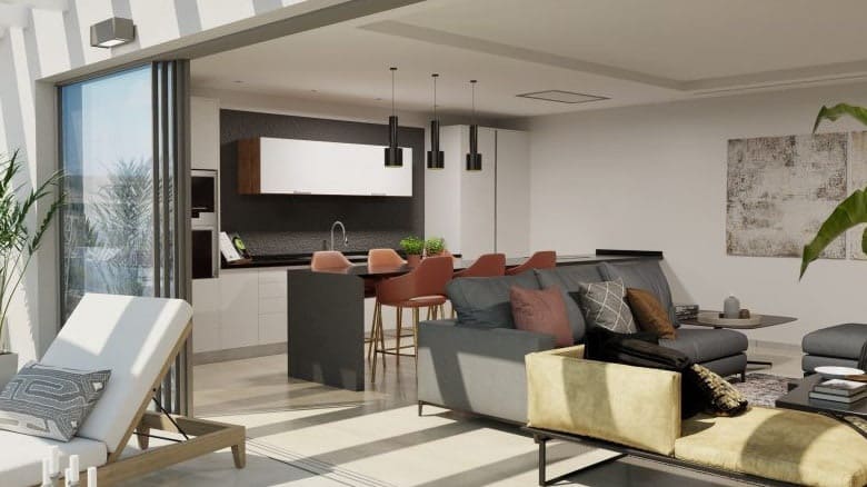 3 sovrum Lägenhet till salu i Estepona med pool garage - 445 000 € (Ref: 10065998)