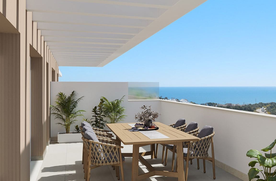 3 Zimmer Apartment zu verkaufen in Mijas Costa mit Pool Garage - 569.000 € (Ref: 10066410)
