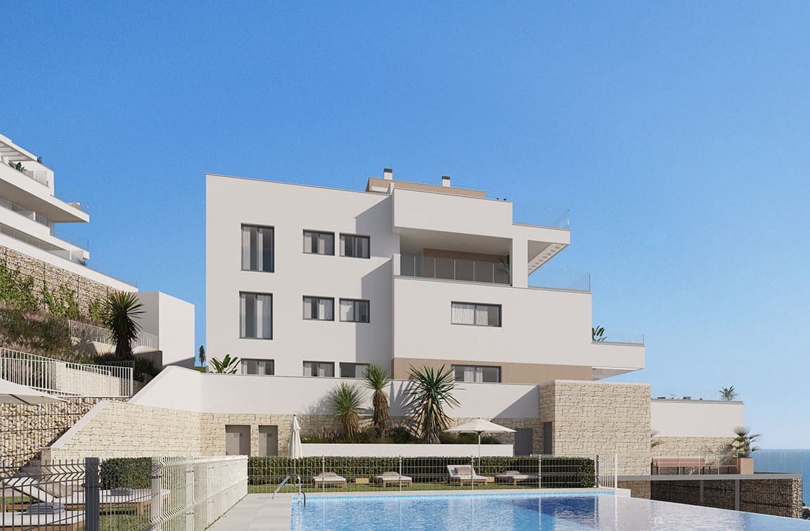 3 Zimmer Apartment zu verkaufen in Mijas Costa mit Pool Garage - 569.000 € (Ref: 10066410)