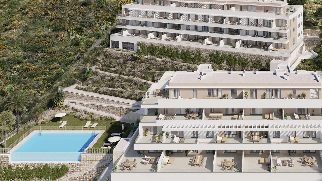 3 Zimmer Apartment zu verkaufen in Mijas Costa mit Pool Garage - 569.000 € (Ref: 10066410)