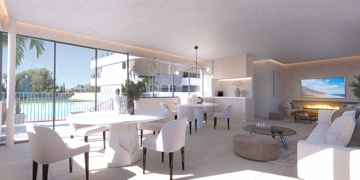 2 soveværelse Lejlighed til salg i Marbella med swimmingpool garage - € 445.000 (Ref: 10066562)