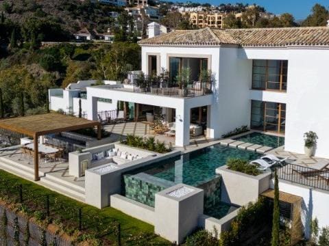 5 sypialnia Willa na sprzedaż w Benahavis z basenem garażem - 7 500 000 € (Ref: 10066616)