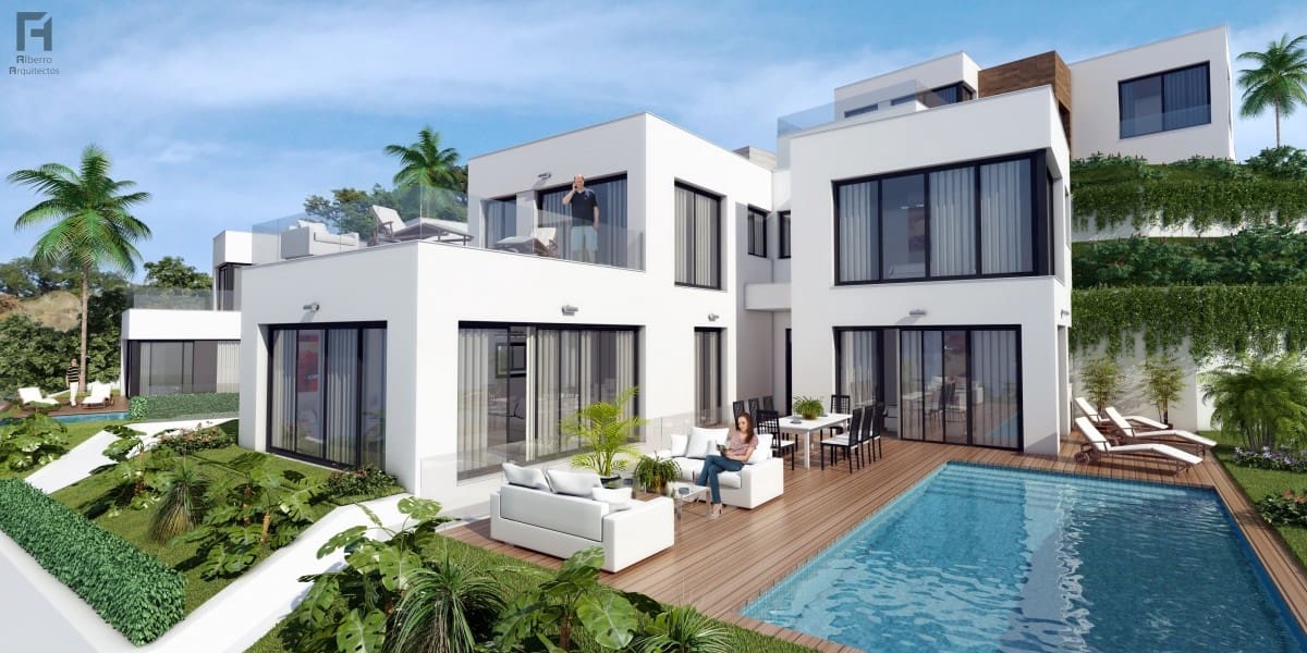 3 makuuhuone Huvila myytävänä paikassa Mijas mukana uima-altaan 
autotalli - 625 000 € (Ref: 9404898)