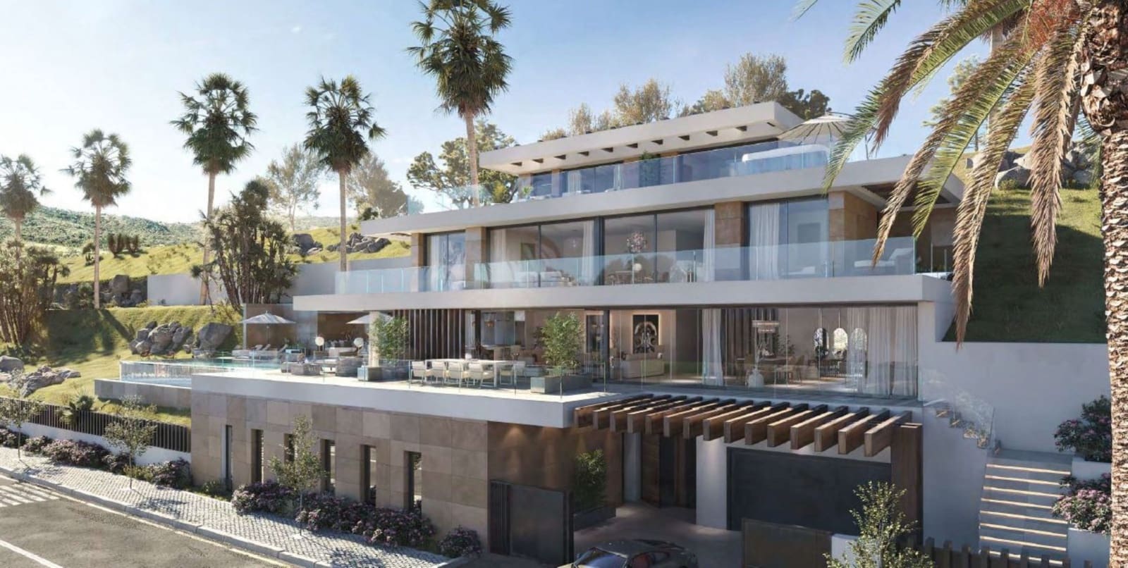 4 sypialnia Willa na sprzedaż w Marbella z basenem garażem - 1 900 000 € (Ref: 9447978)