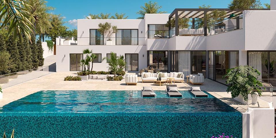 5 sypialnia Willa na sprzedaż w Marbella z basenem garażem - 3 500 000 € (Ref: 9448301)