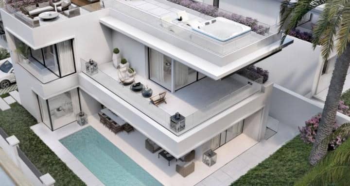4 soveværelse Villa til salg i Golden Mile med swimmingpool garage - € 3.150.000 (Ref: 9507155)