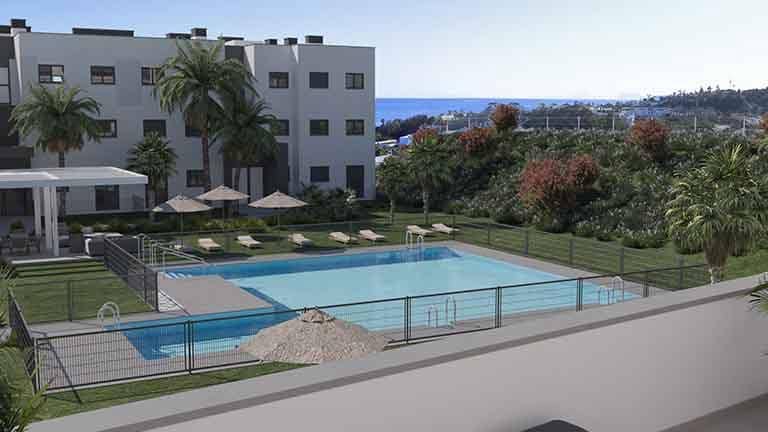 2 slaapkamer Appartement te koop in Estepona met zwembad garage - € 253.700 (Ref: 9507759)