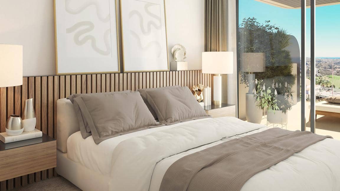 3 sypialnia Apartament na sprzedaż w Mijas Costa z basenem garażem - 352 000 € (Ref: 9507828)