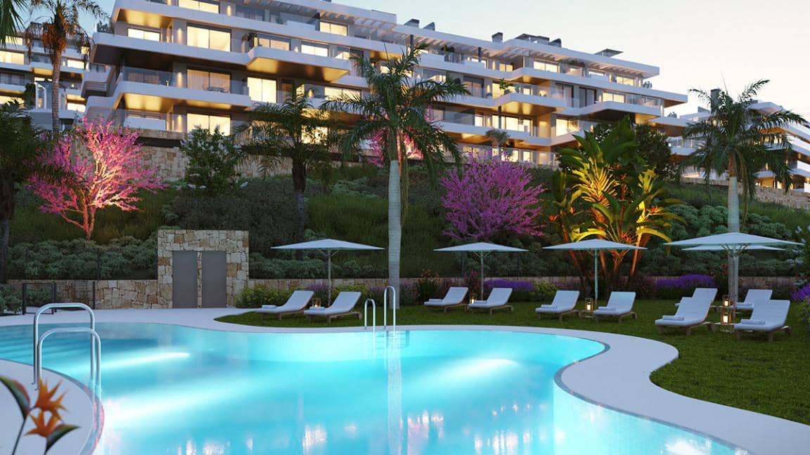 3 sypialnia Apartament na sprzedaż w Mijas Costa z basenem garażem - 352 000 € (Ref: 9507828)