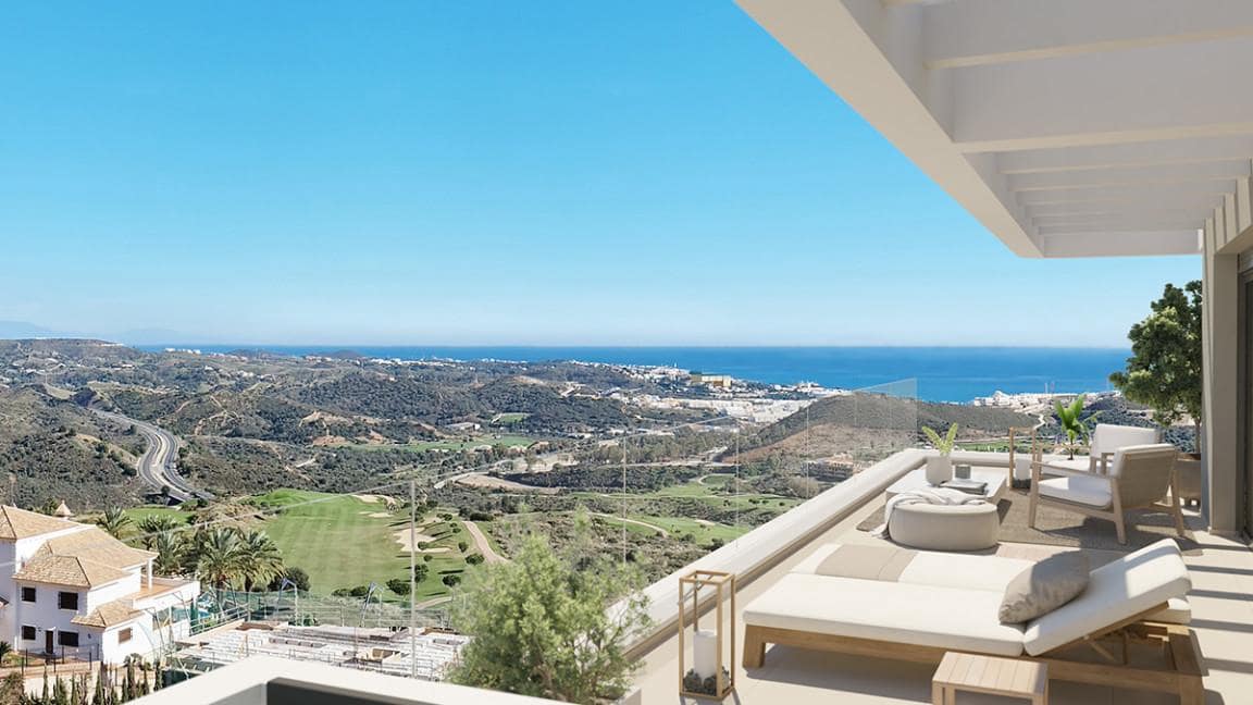 3 sypialnia Apartament na sprzedaż w Mijas Costa z basenem garażem - 352 000 € (Ref: 9507828)